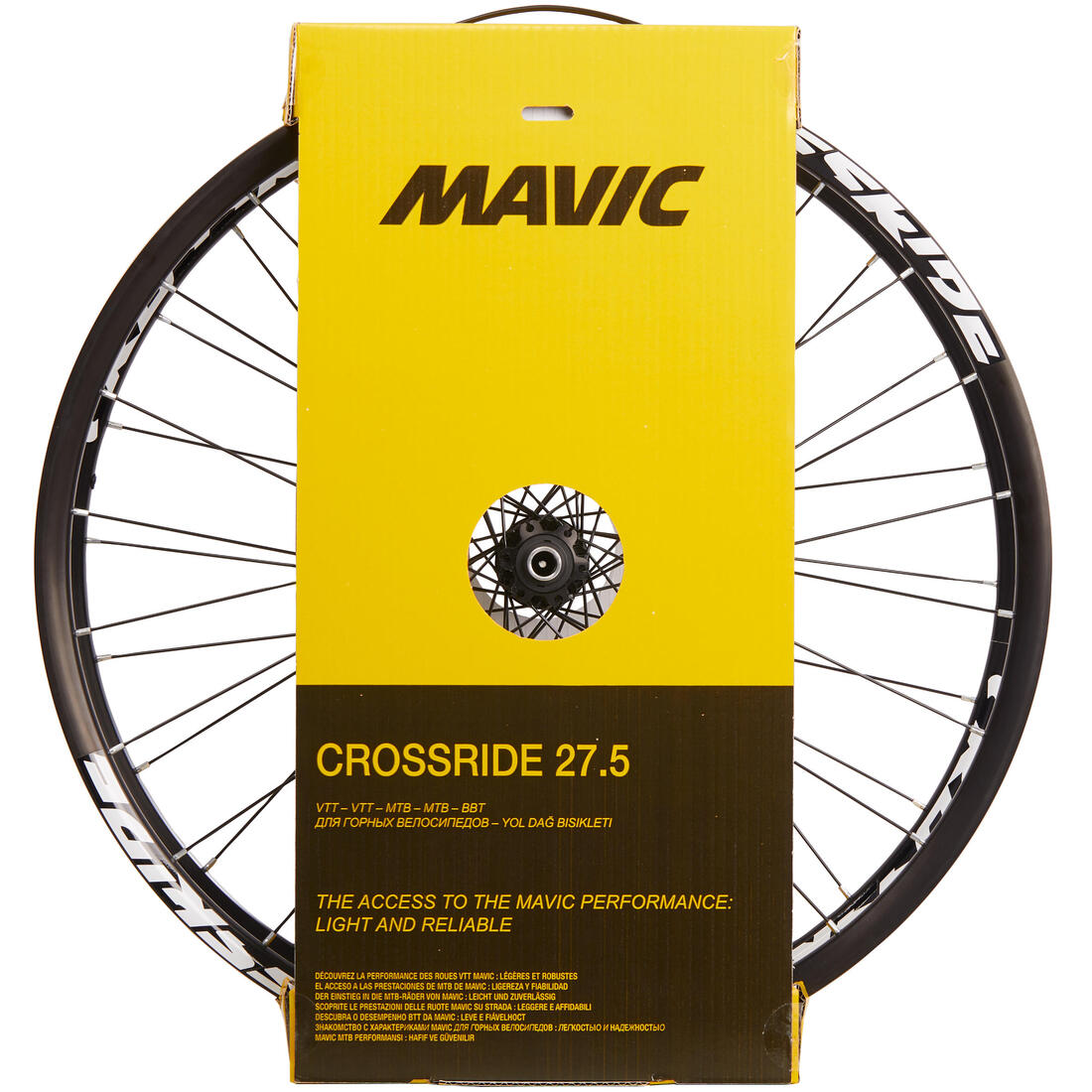 PAIRE DE ROUES VTT 27.5" MAVIC CROSSRIDE DISC 9X135 9X100 / 15X100MM