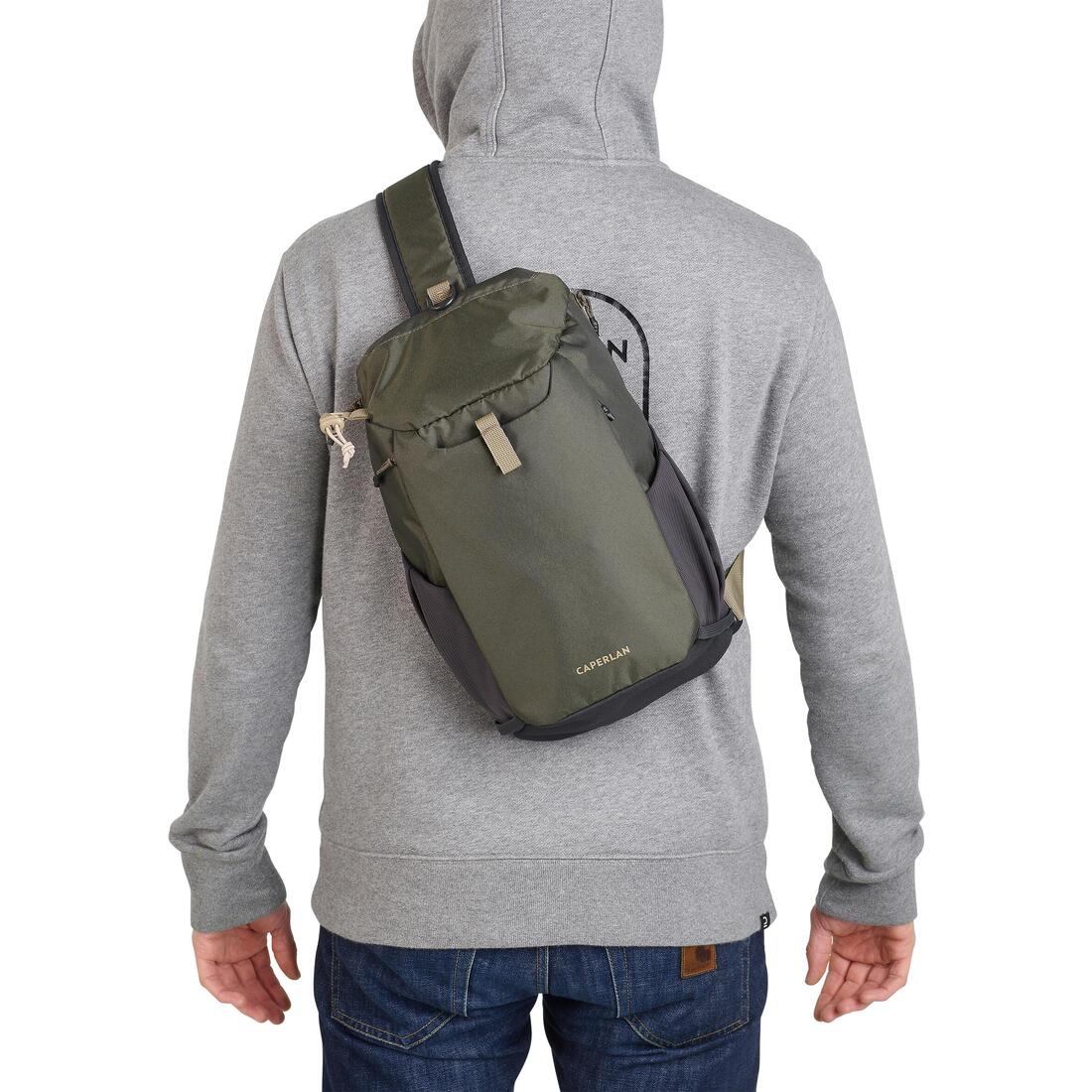 Sac à bandoulière de pêche 9l - sling bag 100 kaki