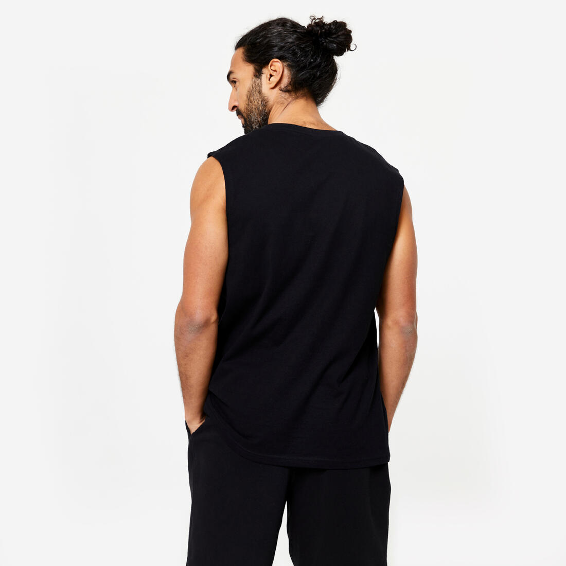 Débardeur extensible fitness homme - 500
