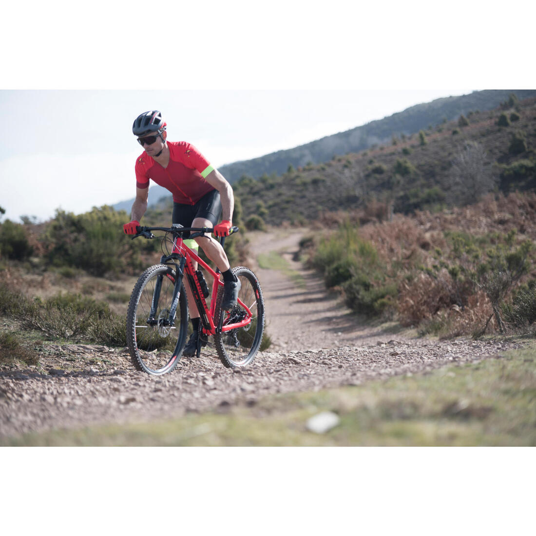 Lunettes VTT XC RACE Photochromique Fluo CAT 1>3