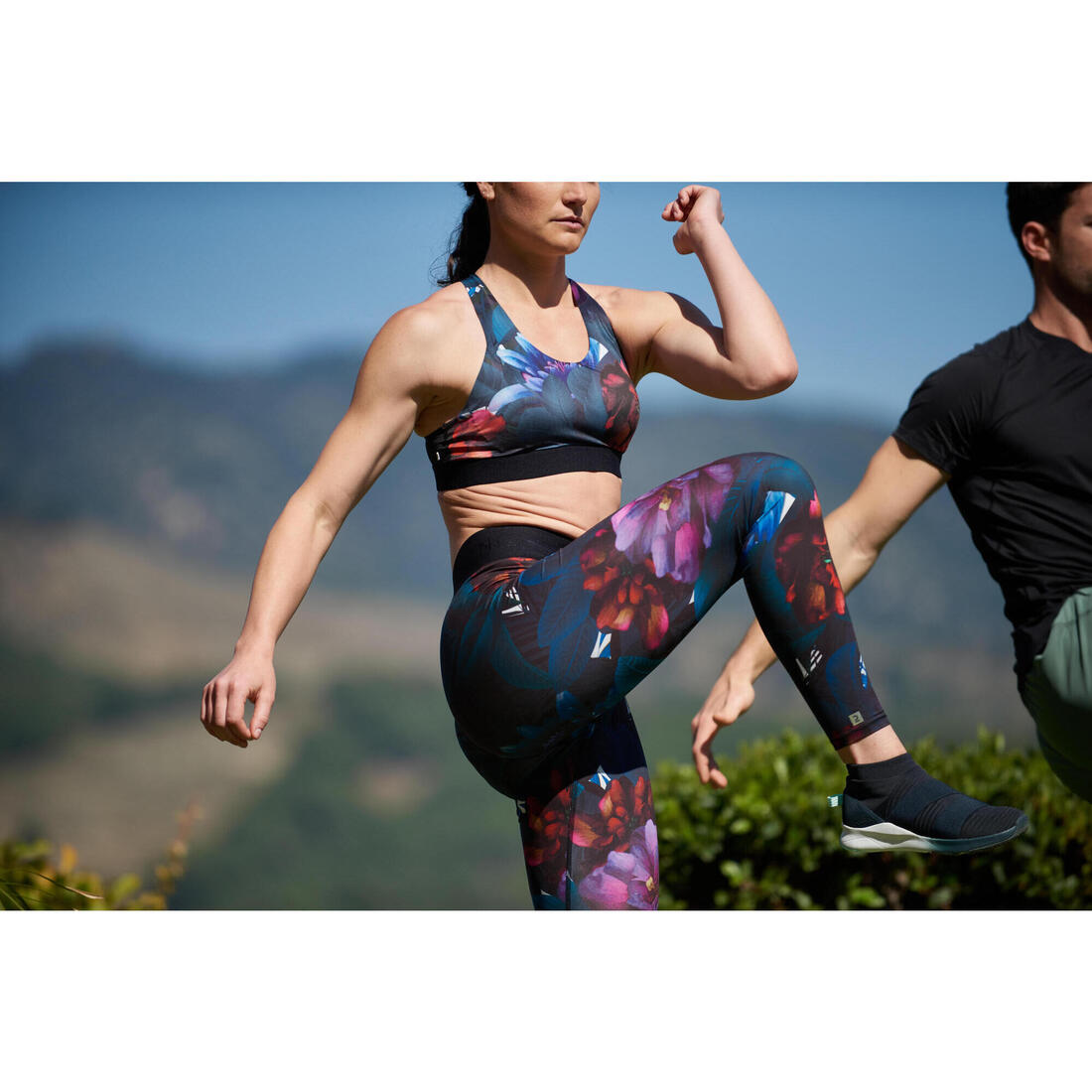 Legging taille haute Fitness imprimé