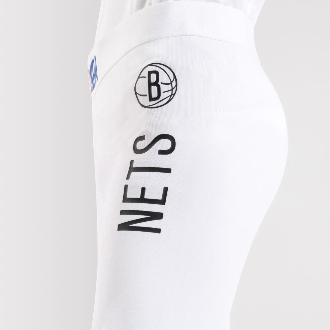 COLLANT 3/4 DE BASKETBALL POUR GARCON/FILLE NBA BLANC BROOKLYN NETS
