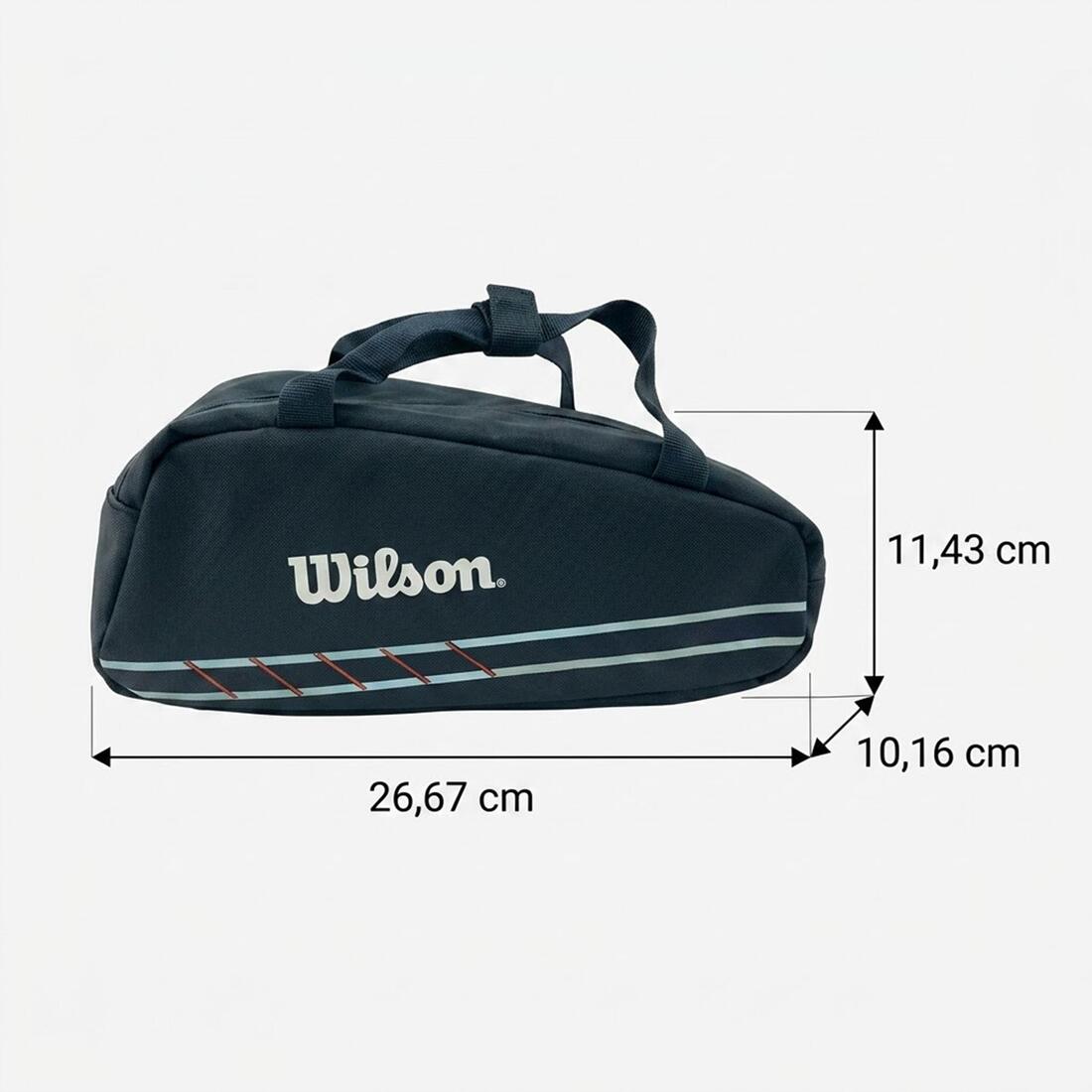 Mini sac Wilson Roland Garros bleu marine 3,1 litres.