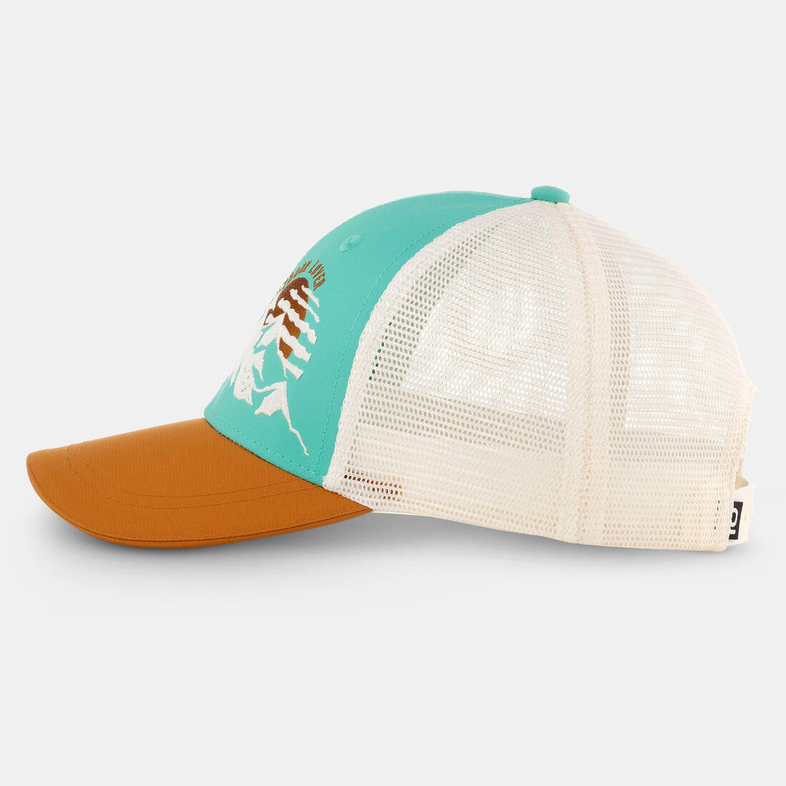 Casquette de randonnée 7-15 ans enfant, MH500 Trucker – vert aquamarine