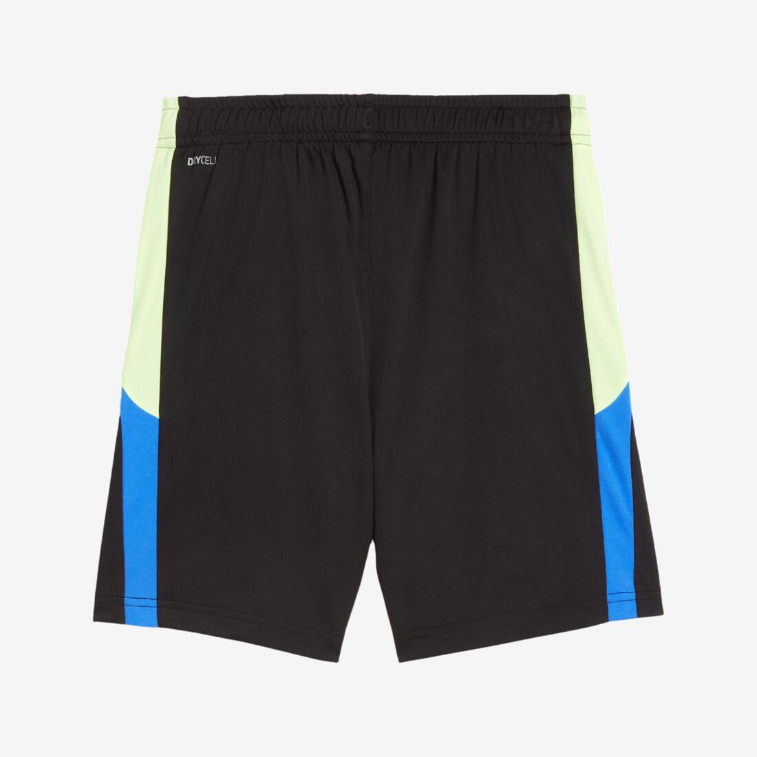 Short de football Puma IndividualLIGA Enfant Noir/Jaune