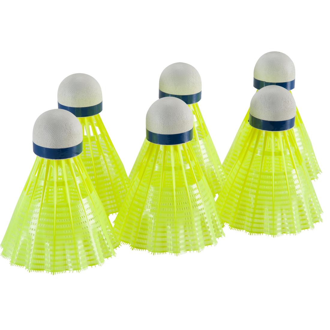 VOLANT DE BADMINTON EN PLASTIQUE YONEX MAVIS 300 x 6 - Jaune