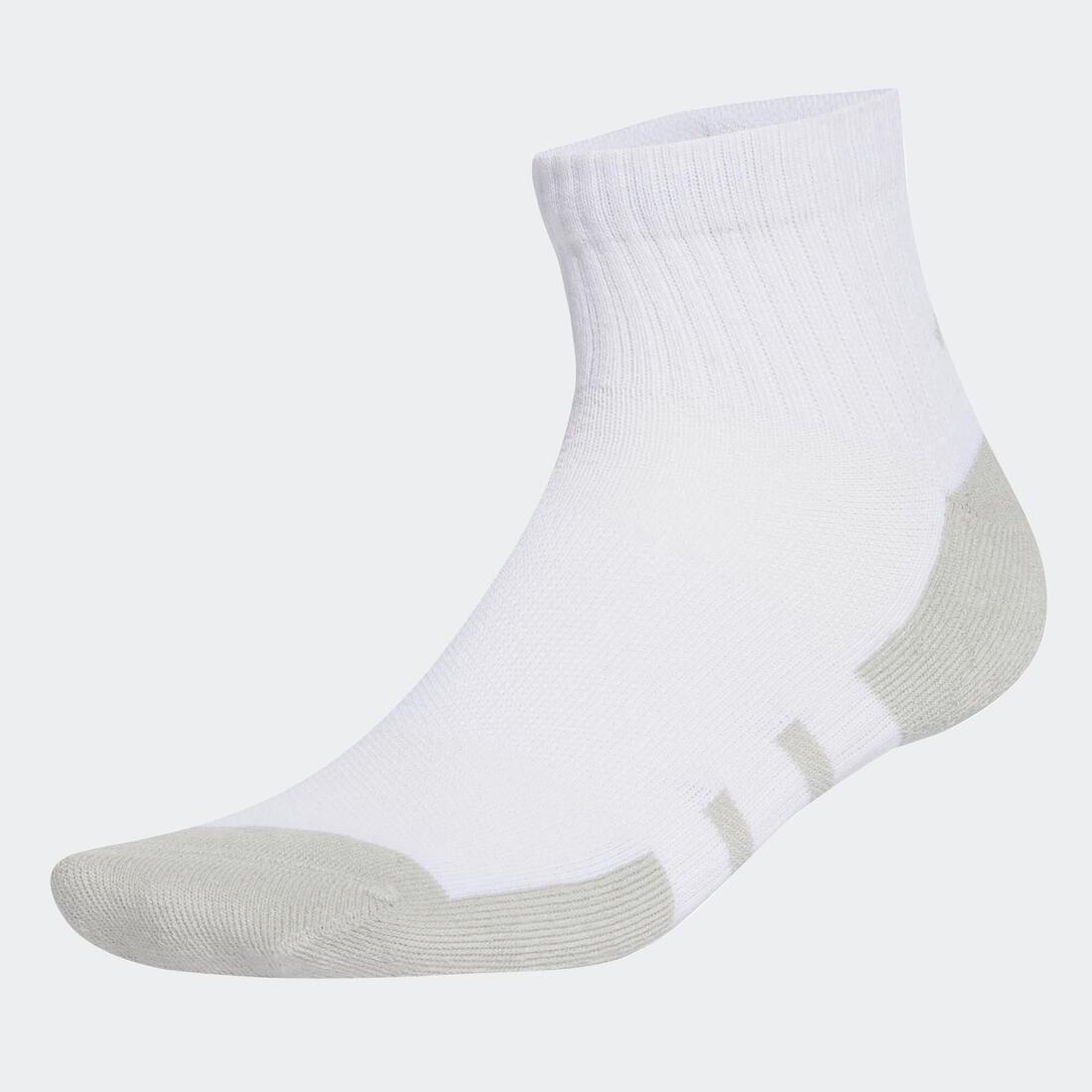 Chaussettes de fitness unisexe, noire – blanc