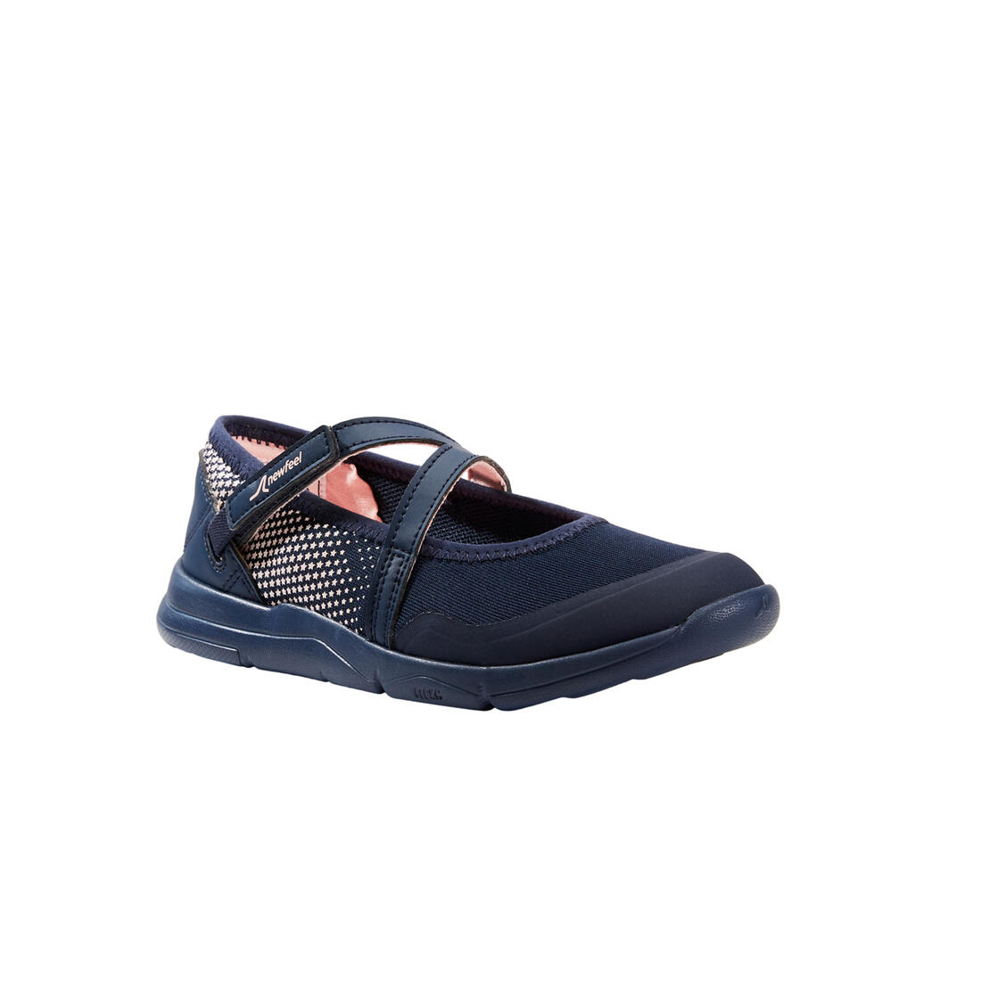 Ballerines à scratch enfant - PW 160 BR'EASY JR corail du 28 au 39