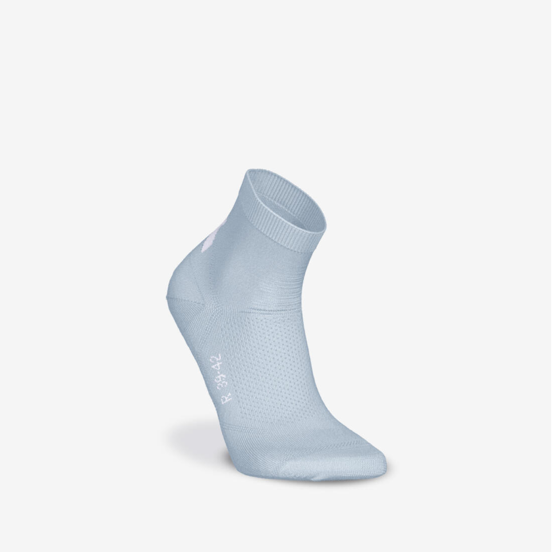 Lot de 2 paires de chaussettes de running run500 fines mid