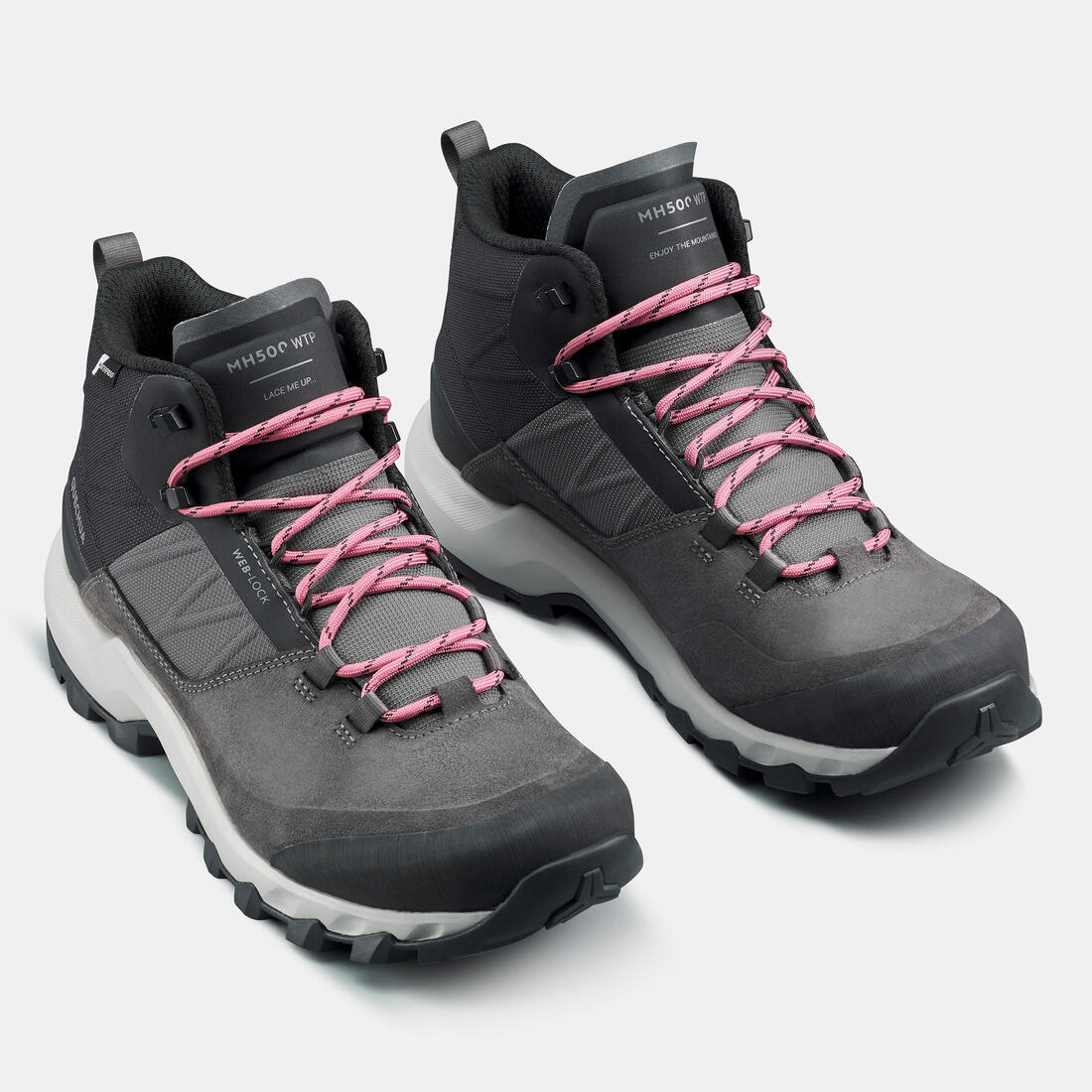 Chaussures de randonnée montagne imperméables femme, MH500