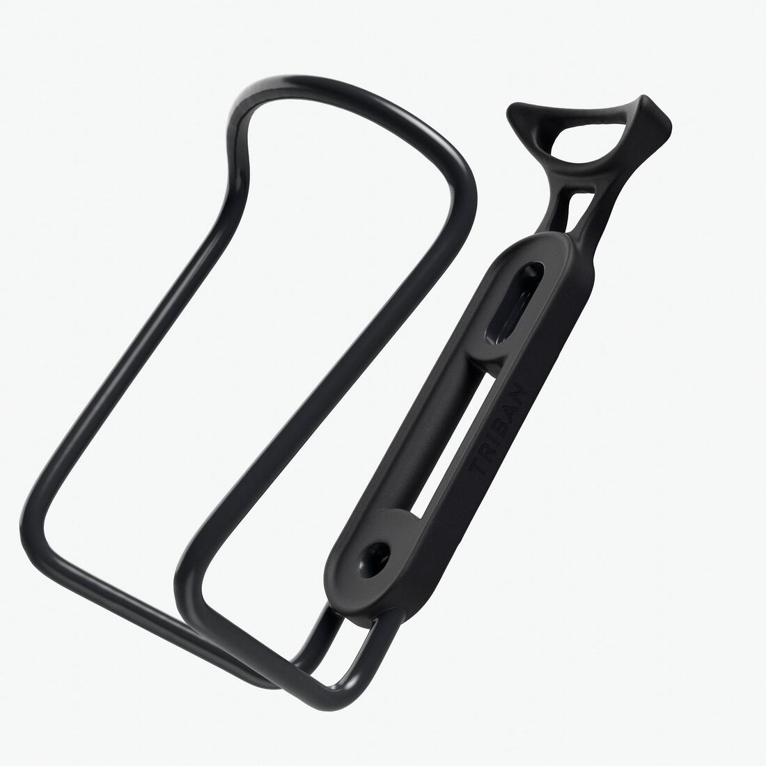Porte-bidon vélo 100 métal noir