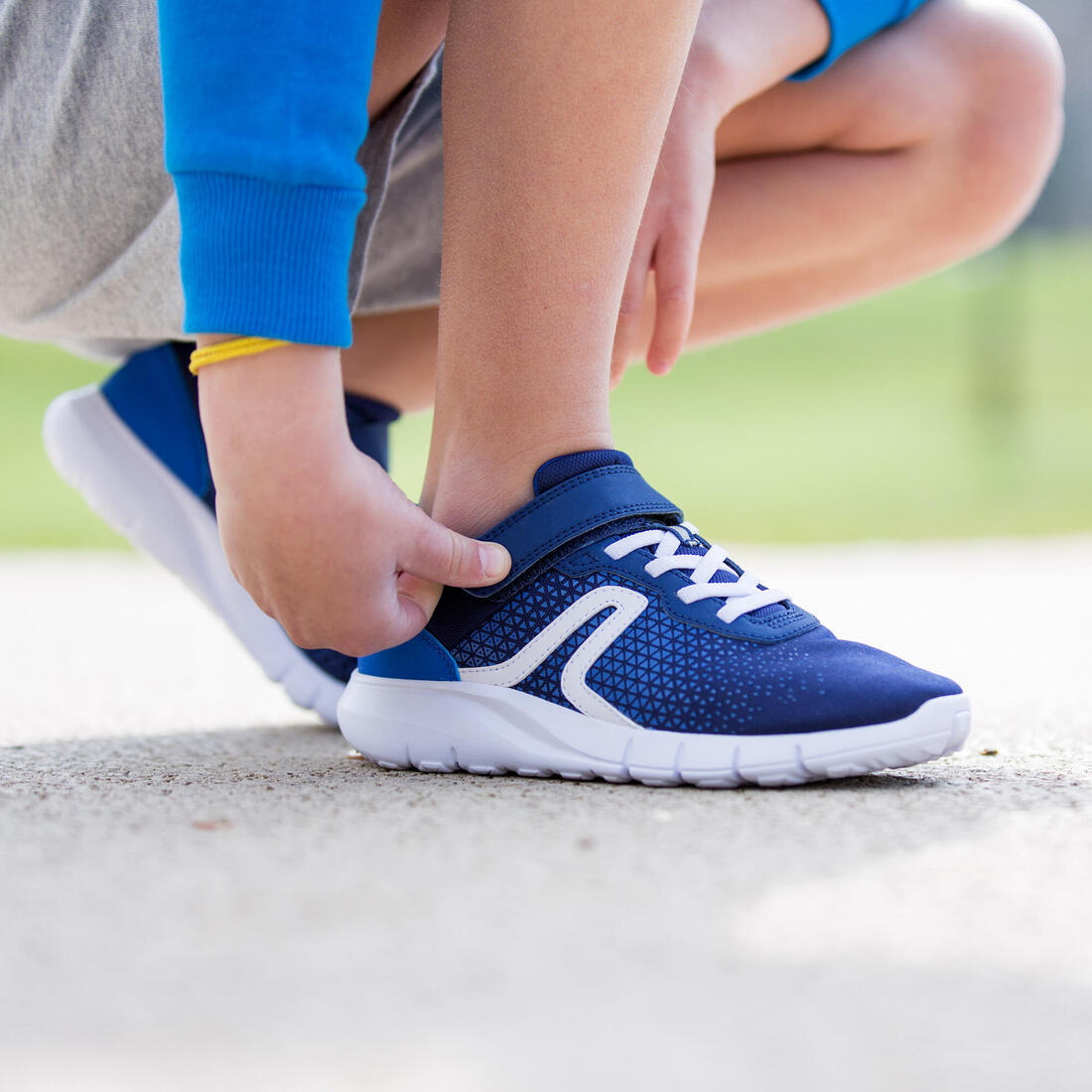Chaussures de sport à scratch légères enfant, Soft 140