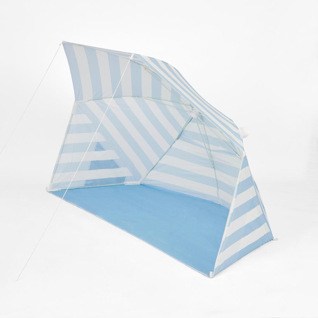 Parasol Abri plage solaire Iwiko 180 bleu jaune UPF50+ 3 places