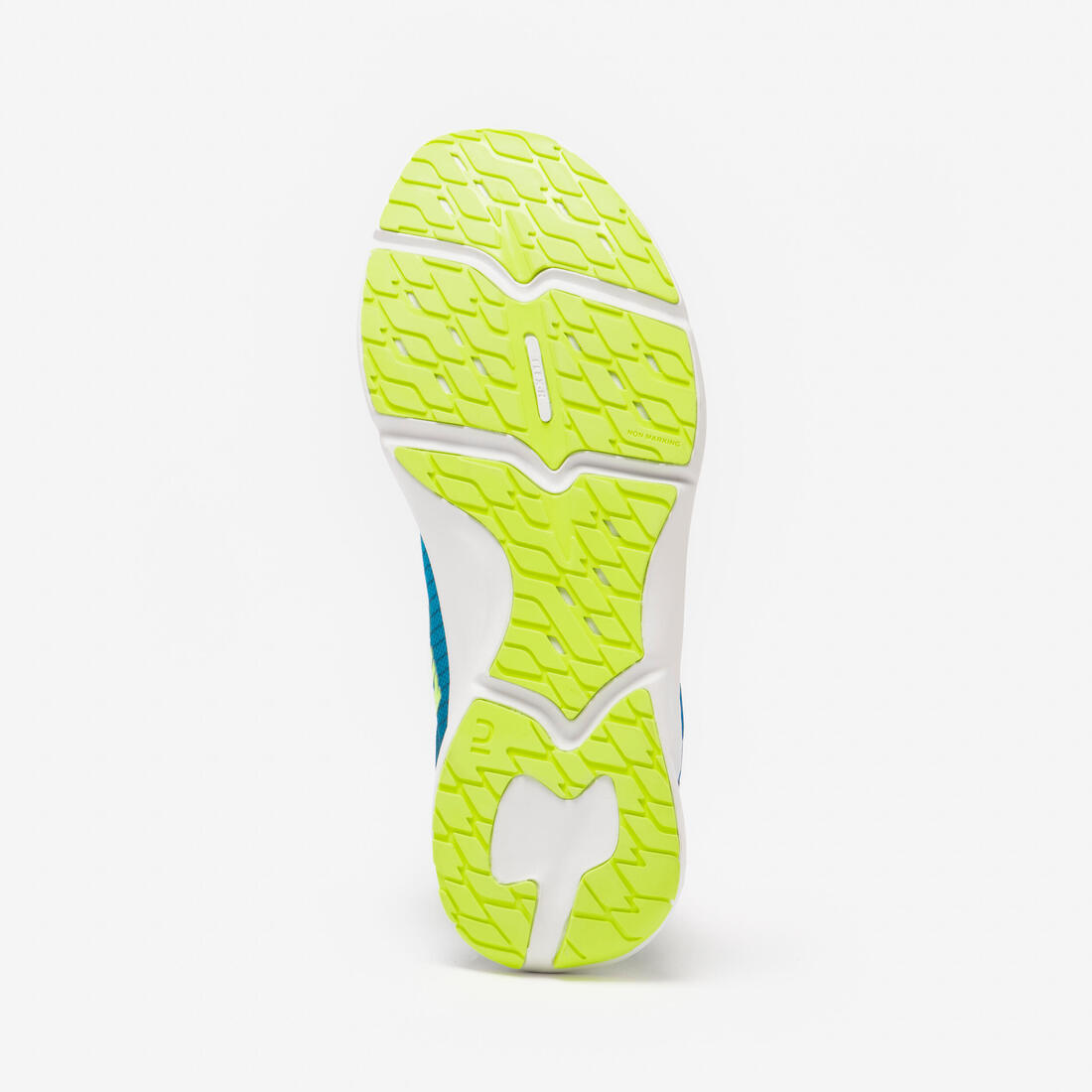 Chaussures de running drop 0 Enfant - KIPRUN KN500 vertes jaunes noires