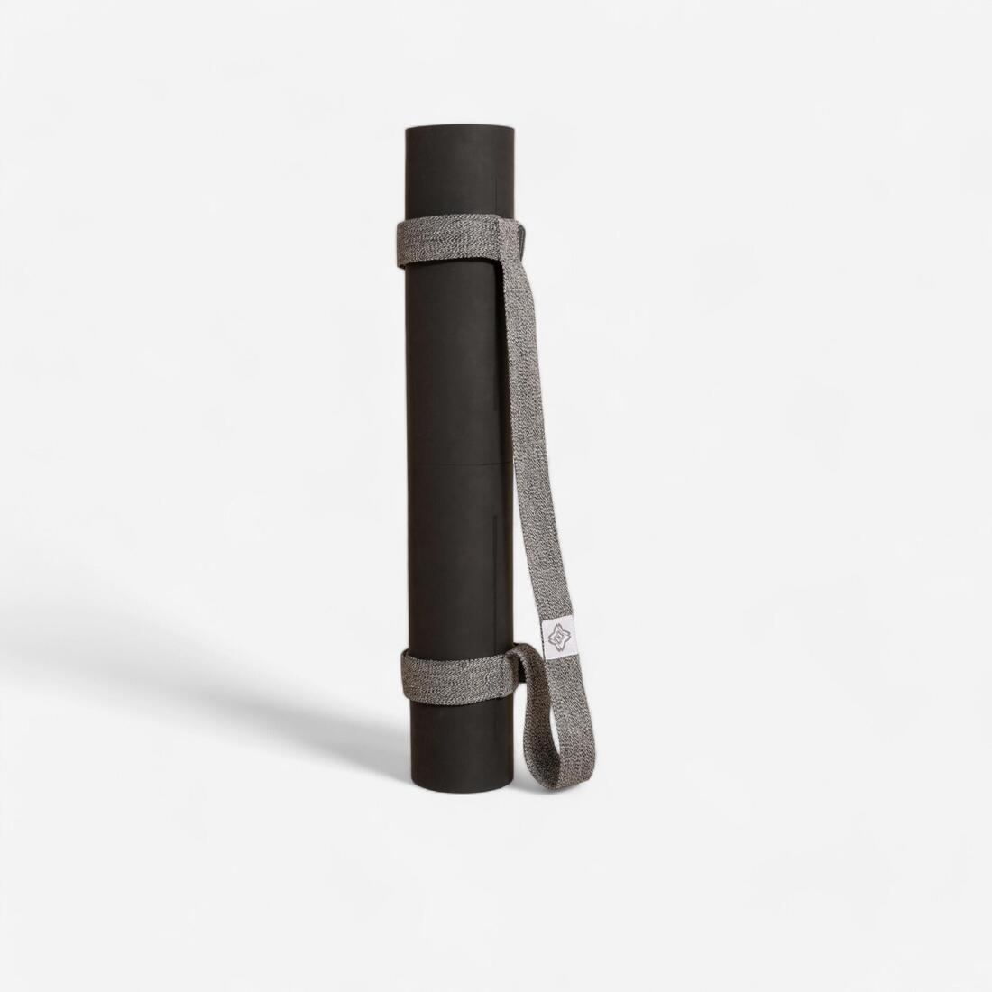 SANGLE AJUSTABLE  POUR TAPIS DE YOGA GRIS CHINE