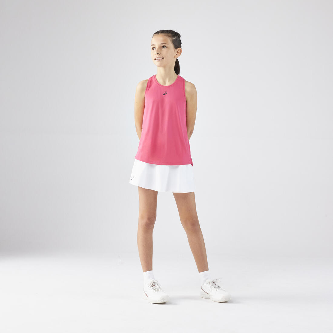 Débardeur Tennis fille col rond, TTK DRY Fille
