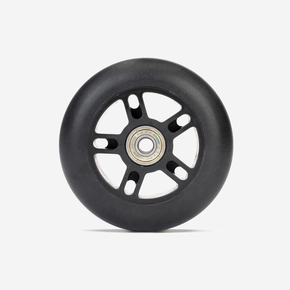 ROUE DE TROTTINETTE 100MM NOIRE AVEC ROULEMENTS