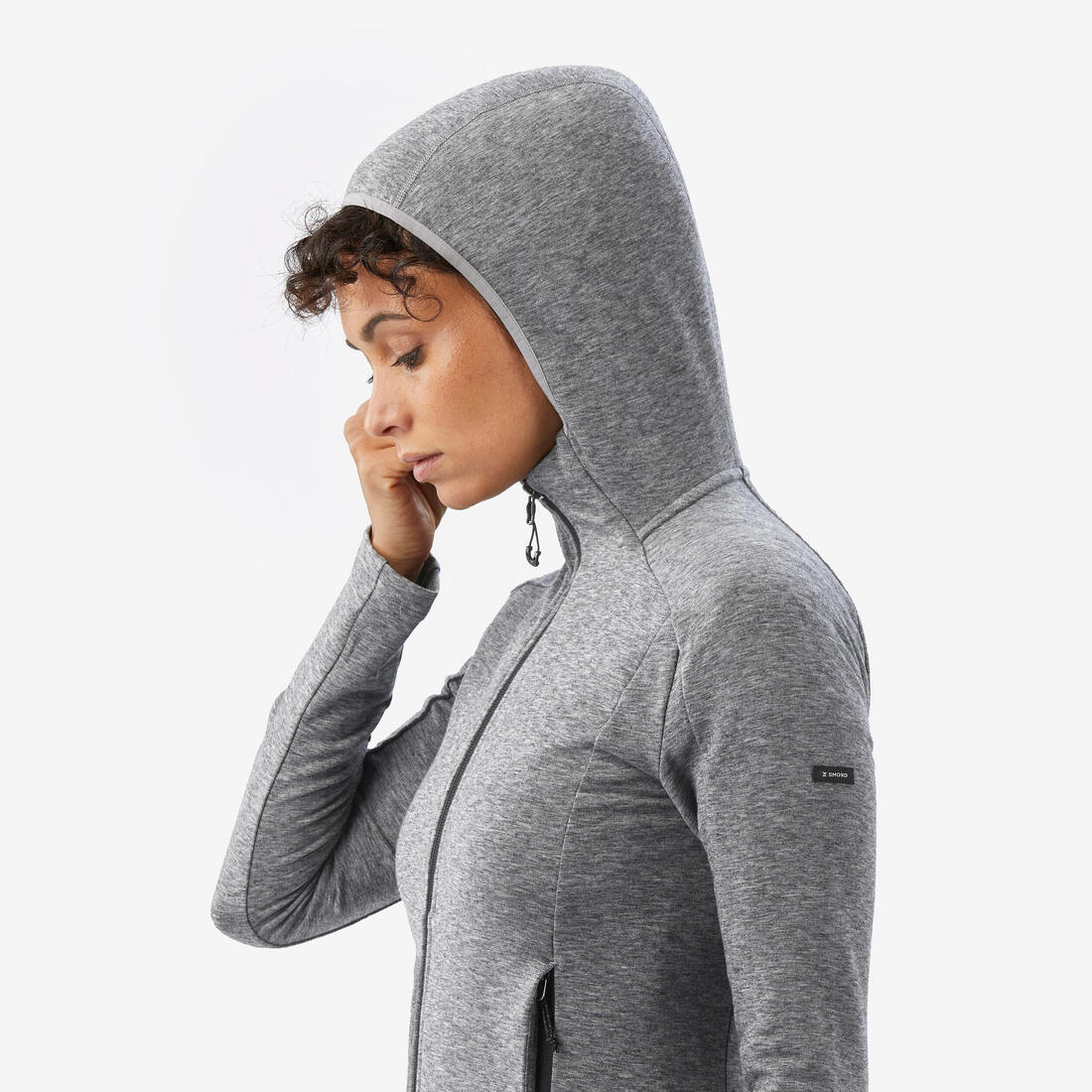 Veste à capuche mérinos et lyocell femme, Merino Fresh