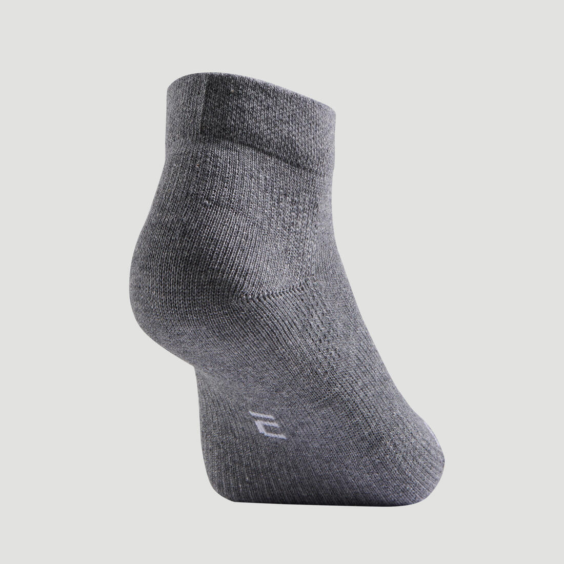 CHAUSSETTES DE SPORT ENFANT MI-HAUTES RS 160  BLANC MARINE LOT DE 3