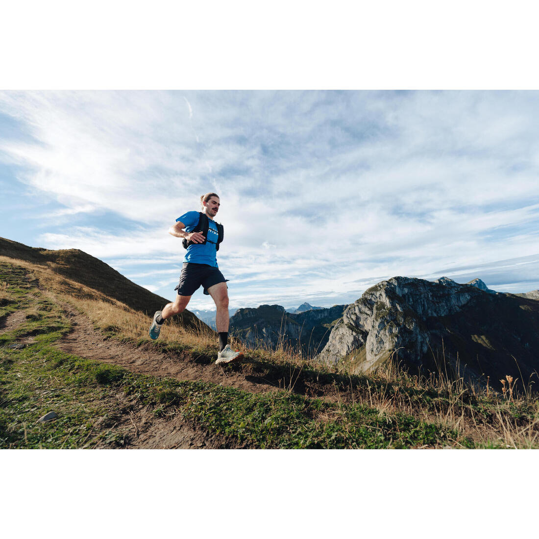 T-shirt de trail running résistant Homme - KIPRUN Run 500 Graph