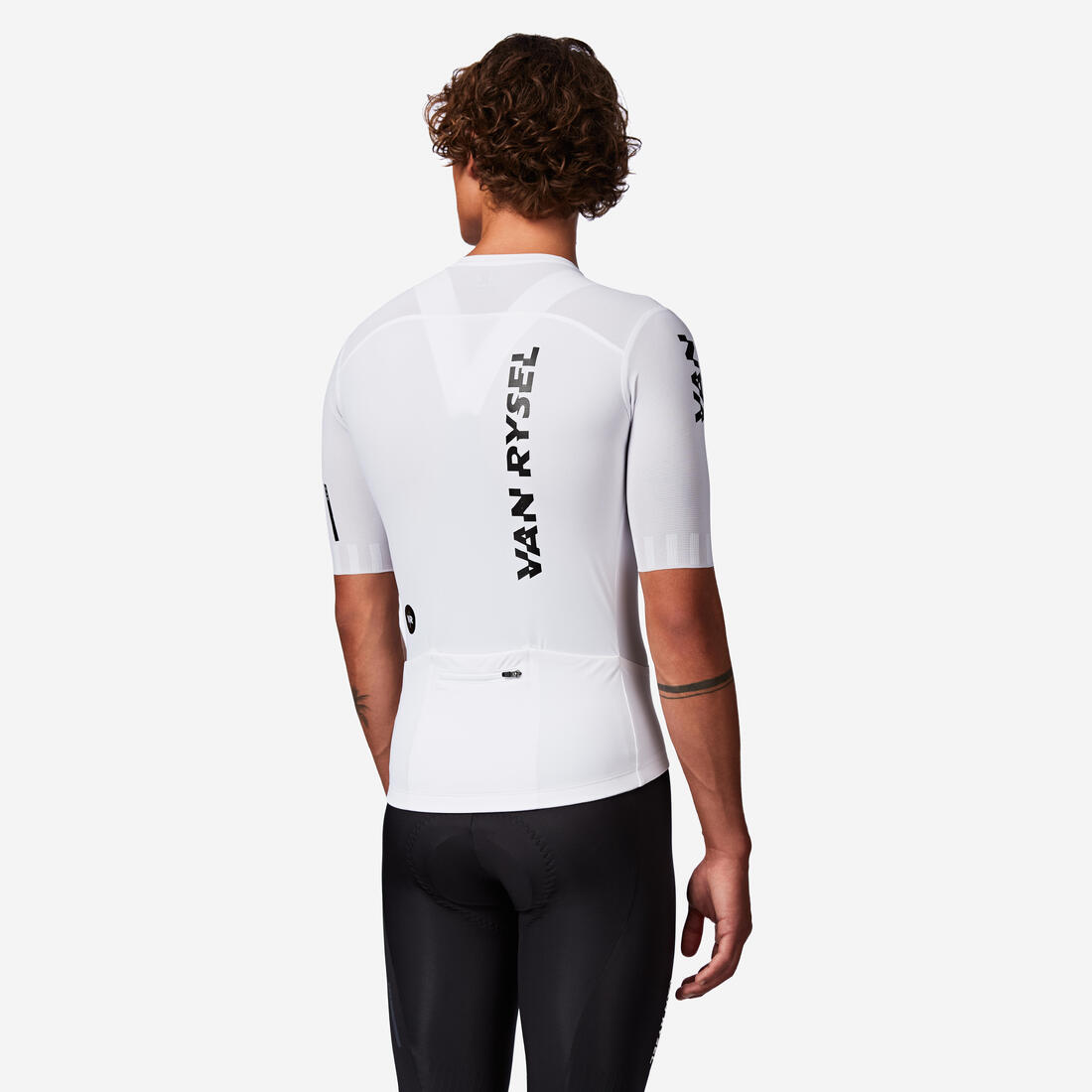 Maillot manches courtes de vélo de route très ajusté unisexe - RCR-R 2