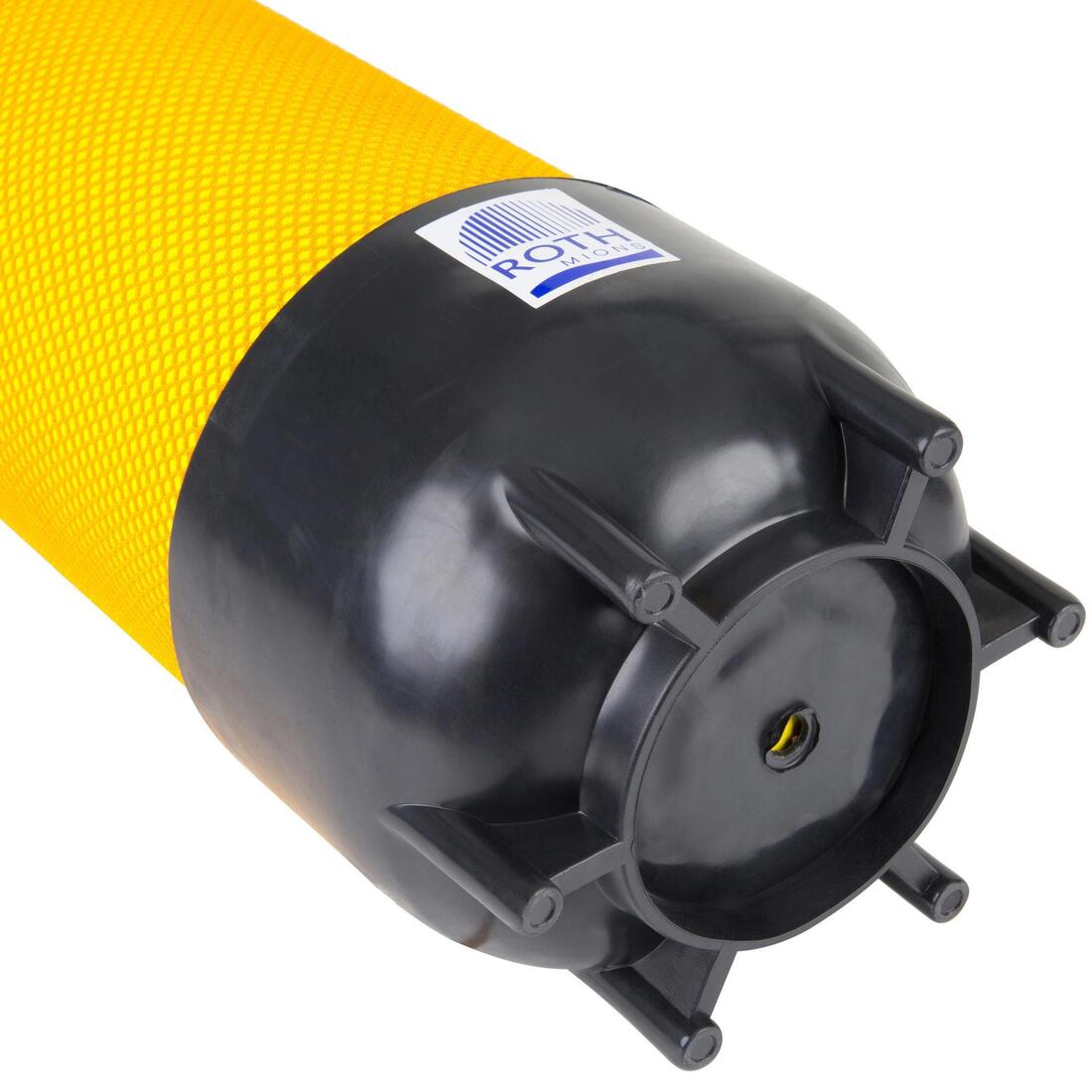 Bouteille de plongée sous-marine 12 L court 230 bars jaune