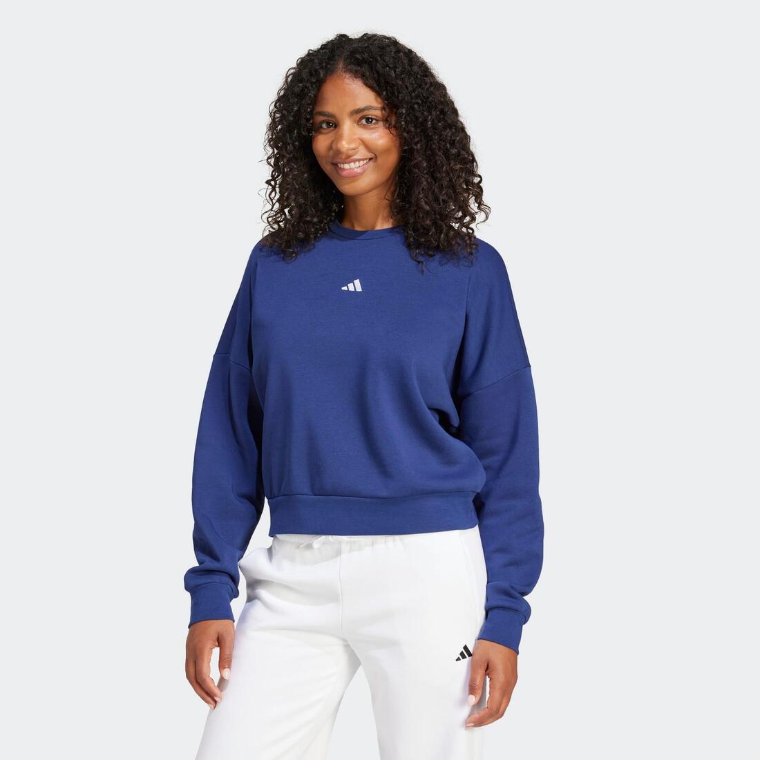 Sweat-shirt de fitness femme – bleu