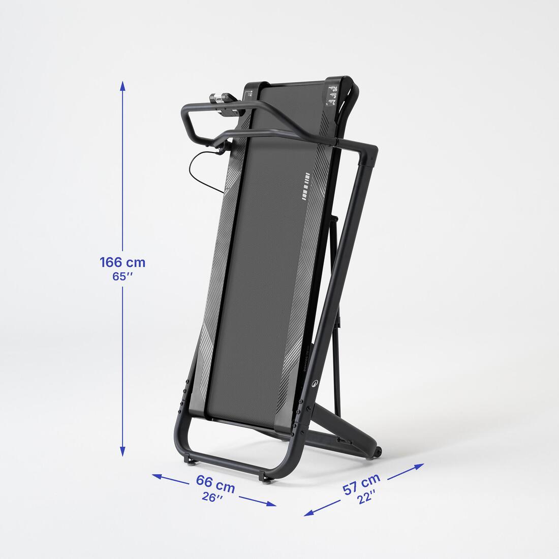 Tapis de marche pliable, TS100, garanti par Decathlon