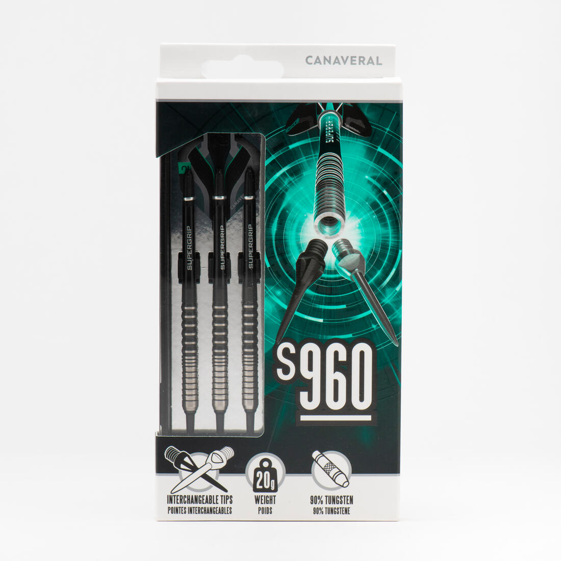 3 FLECHETTES POINTES INTERCHANGEABLES S960