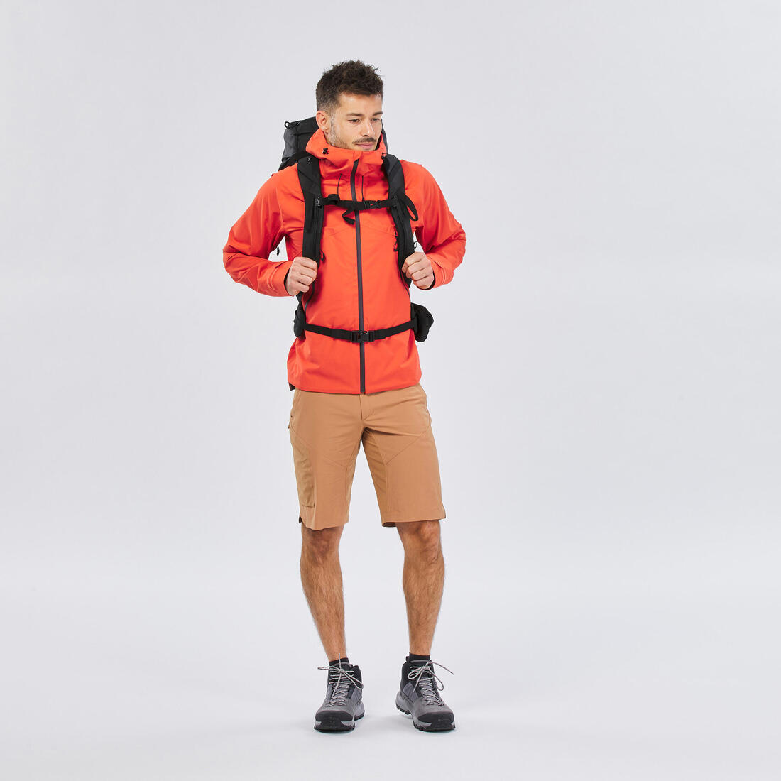 Veste de randonnée montagne imperméable homme, MH500