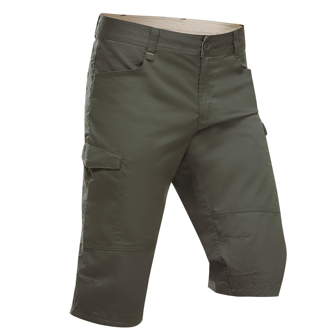 Bermuda de randonnée  - NH500 - Homme – vert urbain