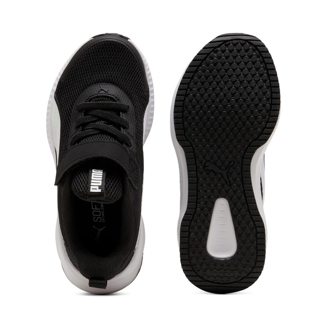 Chaussures bébé à scratch Flyer Lite, noir et blanc