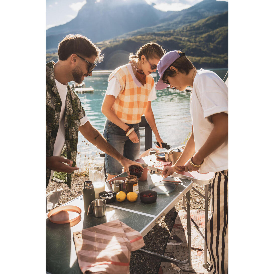 Table de camping pliante, 4 à 6 personnes