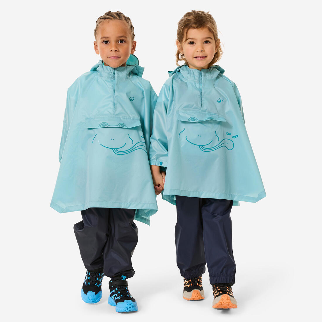 Poncho de randonnée imperméable enfant, MH100 kid