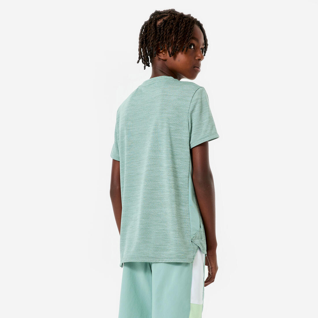 T-shirt enfant synthétique respirant - 500 marine