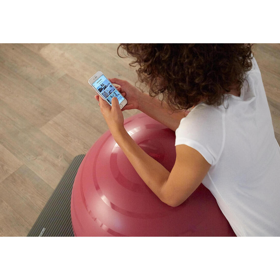 Gym ball taille 3 résistant 75 cm