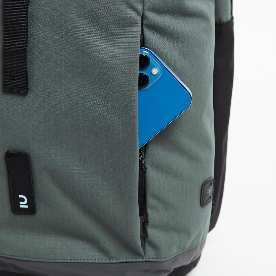 SAC A DOS VELO POUR PORTE-BAGAGES DOUBLE 27 LITRES SEPIA