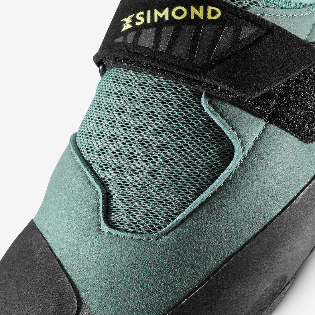 Chaussons d'escalade techniques et souples homme, Vertika Soft vert