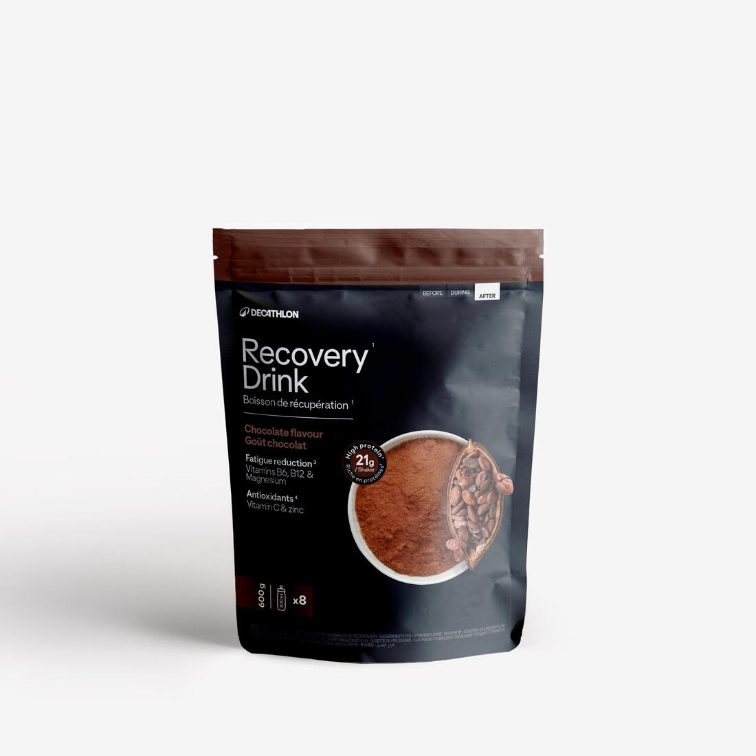 Boisson protéinée en poudre pour la récupération, 600g