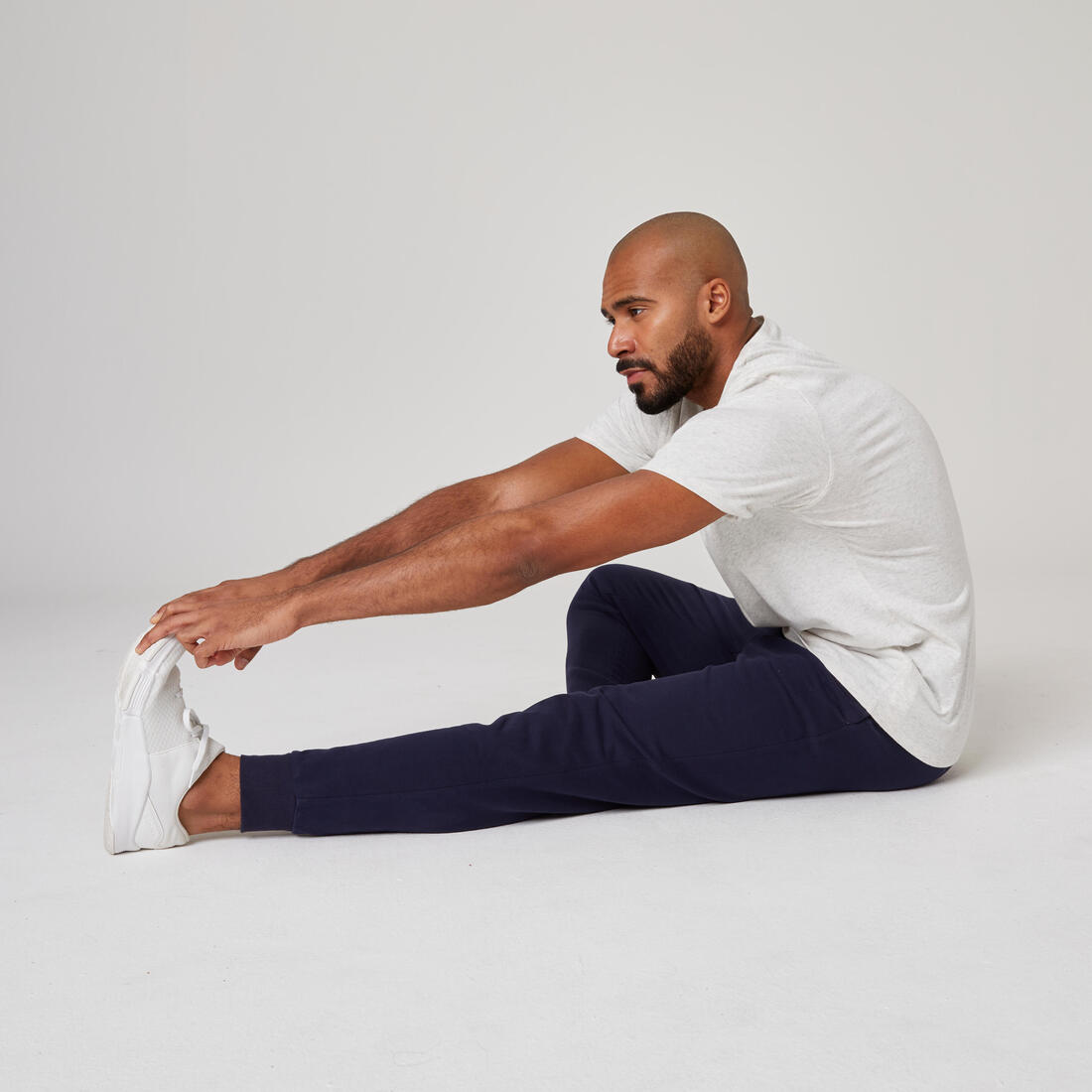 Pantalon jogging slim Fitness Homme - 500 Gris foncé