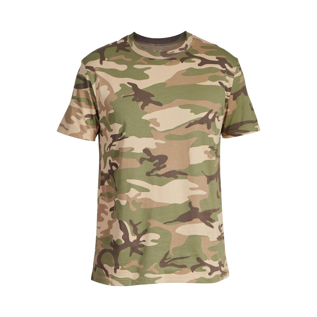 T-SHIRT RESISTANT 100 CAMO WOODLAND