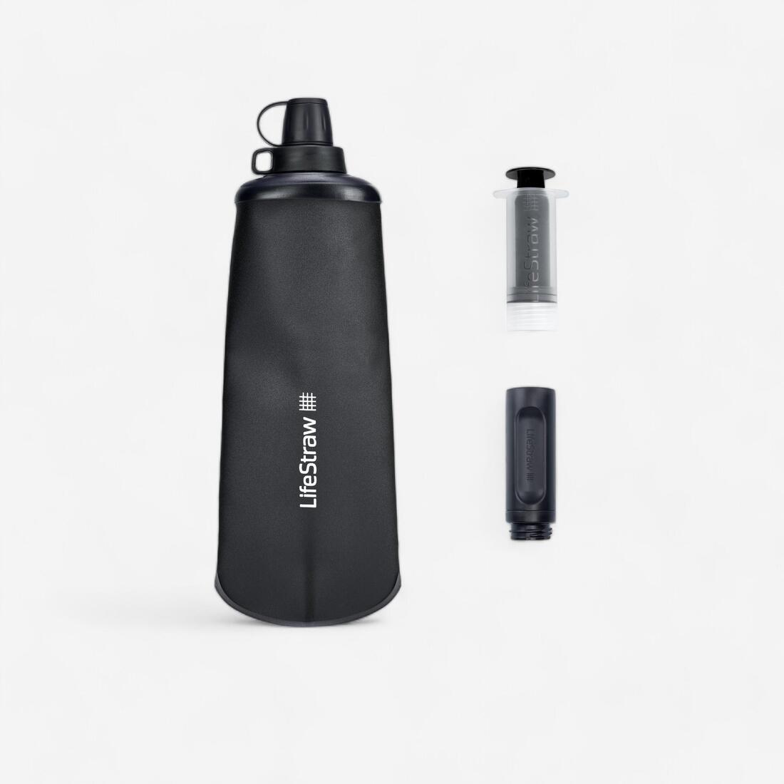 Gourde de trekking souple filtrante Lifestraw - 1 litre
