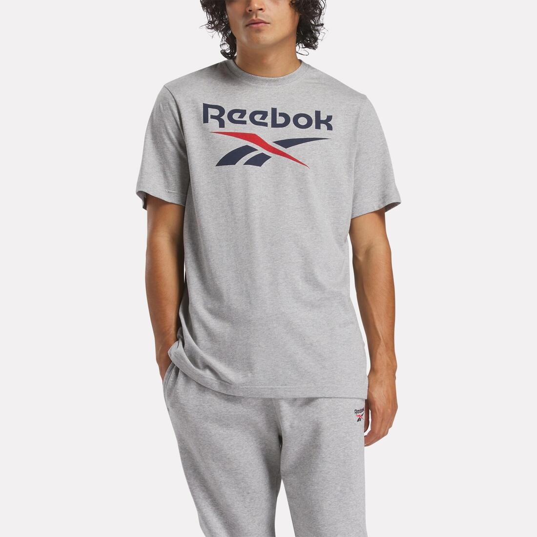 T-shirt homme en coton avec logo – gris