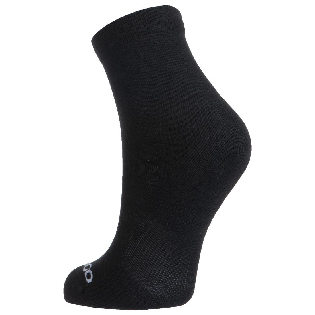 CHAUSSETTES DE SPORT ENFANT HAUTES ARTENGO RS 160 BLANC MARINE BLANC LOT DE 3