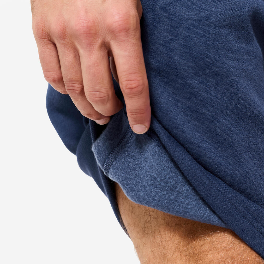 Short de fitness en molleton avec poches homme