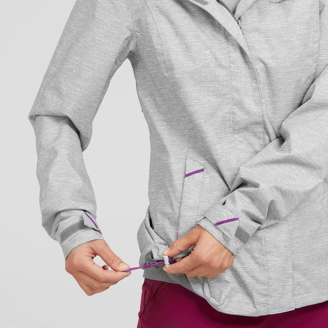 Veste de randonnée imperméable femme, MH100