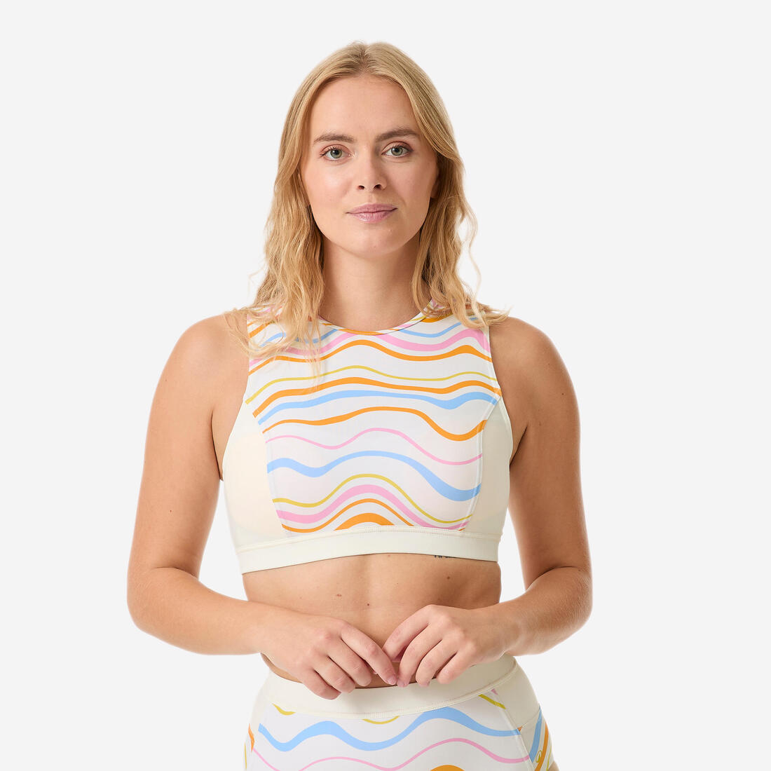 Brassière femme carla hawaii avec back zip et coques amovibles hydrophobes