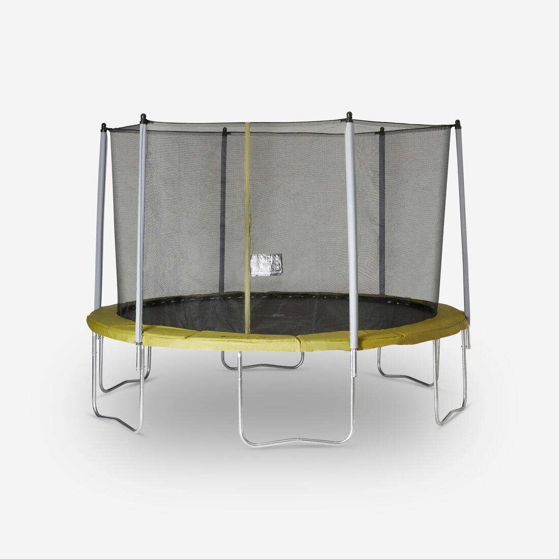 TRAMPOLINE ROND 365 AVEC FILET DE PROTECTION – gris