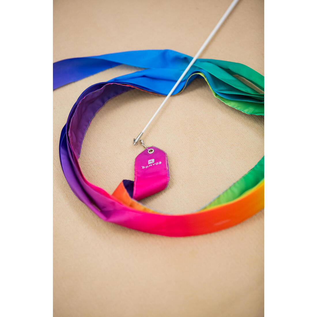 Ruban de Gymnastique Rythmique (GR) de 6 mètres Multicolore