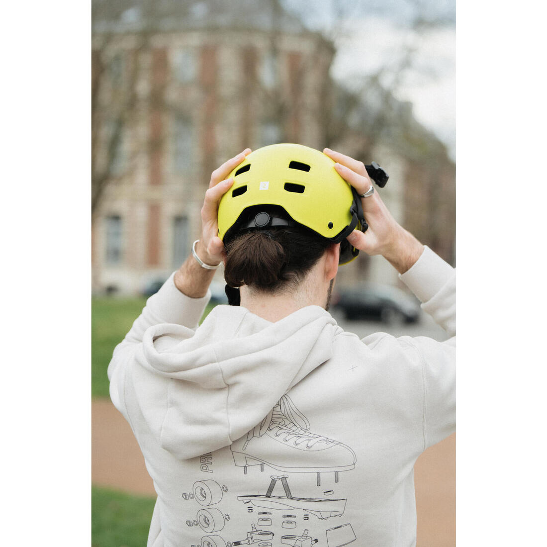 Casque roller skateboard trottinette MF540 FLOWER